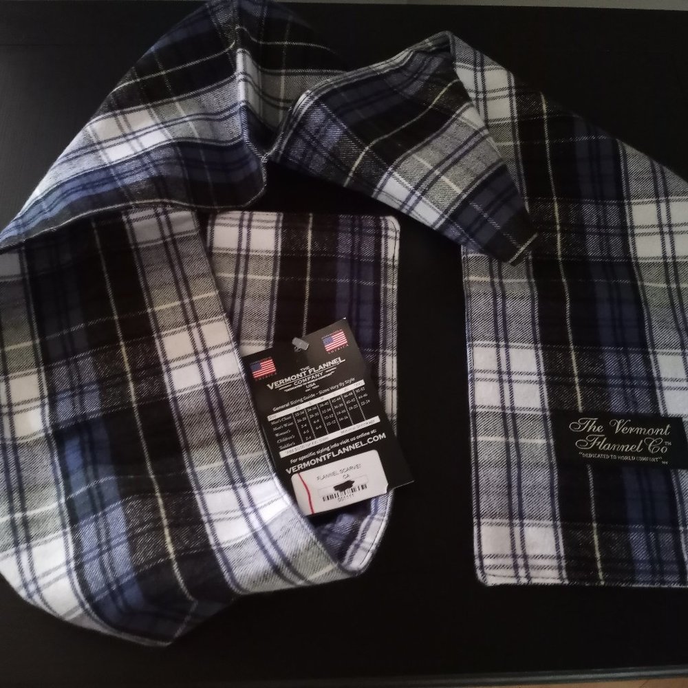 NWT 'THE VERMONT FLANNEL COMPANY' Campbell Scarf